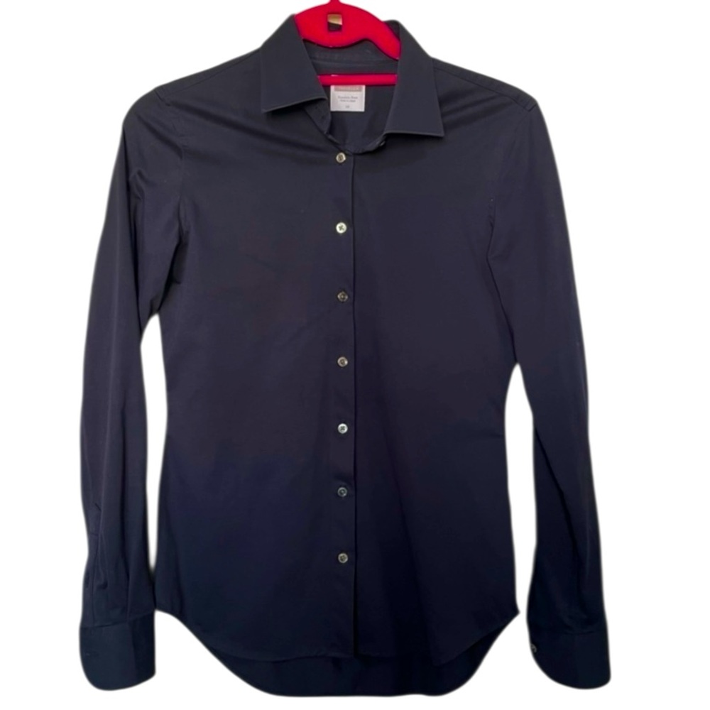 Kamakura Shirts Navy‎ Traveler Button Down Japanese Shirt Size 38/S